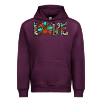 Mauve Wine love turkey Urban Hoodie - JahusDesignShop