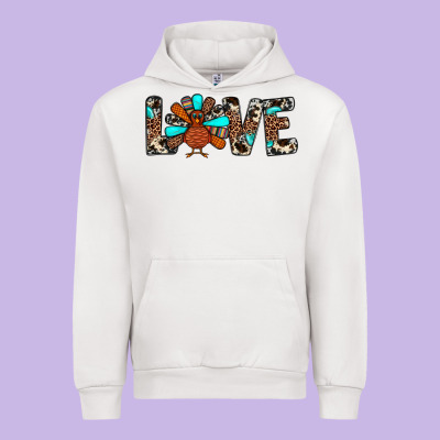 Love Turkey Urban Hoodie Designed By Jahusdesignshop