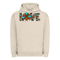 Pigment French Oak love turkey Urban Hoodie - JahusDesignShop