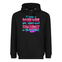 Black it was rough week but i didn't need bail money so Heavyweight Hoodie - MaliasSmallBusiness