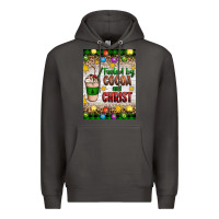 Smoke christmas fueled by cocoa and christ Premium Hoodie - Artiststas