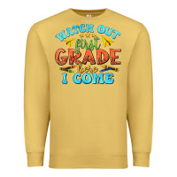 Antique Gold watch out first grade here i come Premium Sweatshirt - texasbilliewilder