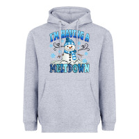 Heather Grey i'm having a meltdown Heavyweight Hoodie - MaliasSmallBusiness