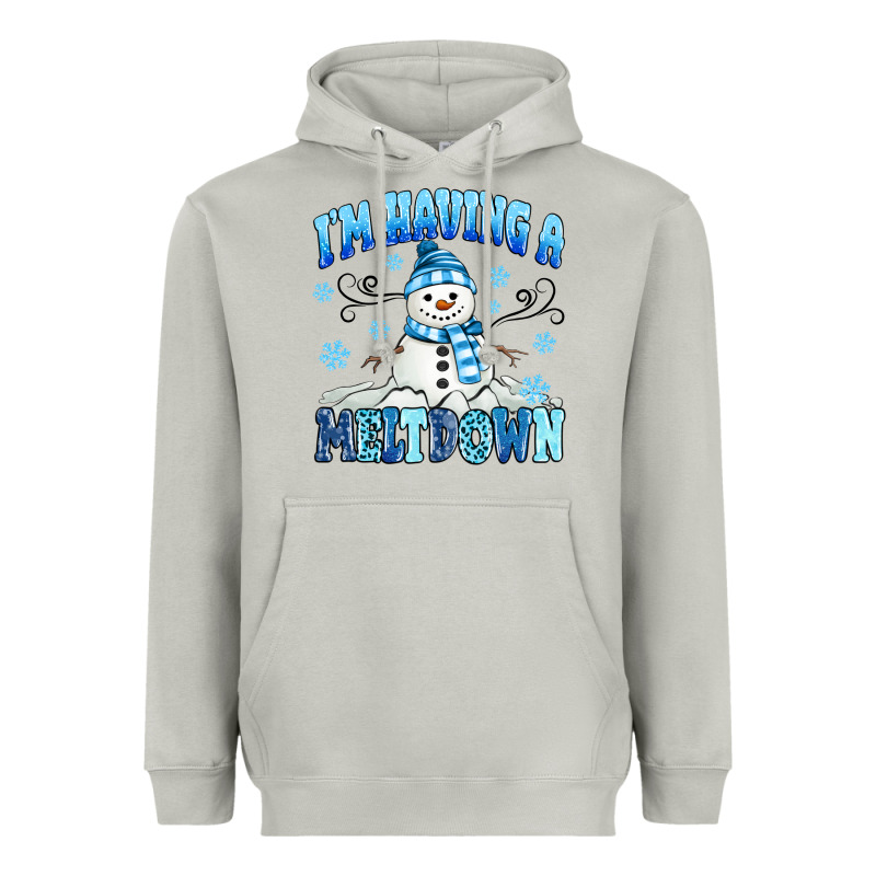 I'm Having A Meltdown Heavyweight Hoodie by MaliasSmallBusiness | Teevron