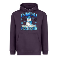 Plum i'm having a meltdown Heavyweight Hoodie - MaliasSmallBusiness