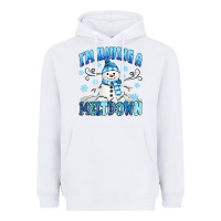 White i'm having a meltdown Heavyweight Hoodie - MaliasSmallBusiness