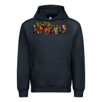 Navy Christmas Howdy Bronco Rodeo Urban Hoodie - JahusDesignShop