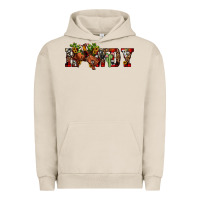 Pigment French Oak Christmas Howdy Bronco Rodeo Urban Hoodie - JahusDesignShop