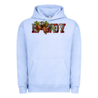 Pigment Grape Ice Christmas Howdy Bronco Rodeo Urban Hoodie - JahusDesignShop