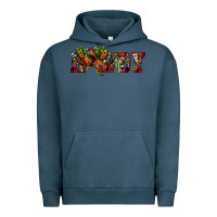 Pigment Midnight Navy Christmas Howdy Bronco Rodeo Urban Hoodie - JahusDesignShop