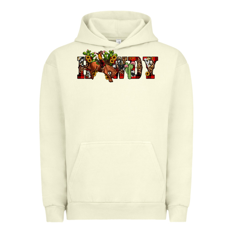 Christmas Howdy Bronco Rodeo Urban Hoodie by JahusDesignShop | Teevron