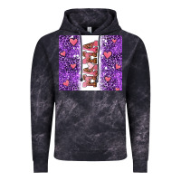 Cloud Black purple leopard pink mama hearts Vintage Hoodie - AdoDesignShop