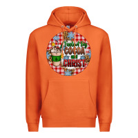 Christmas Fueled By Cocoa And Christ Ornament Premium Hoodie | Teevron