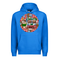 True Royal christmas fueled by cocoa and christ ornament Premium Hoodie - Artiststas