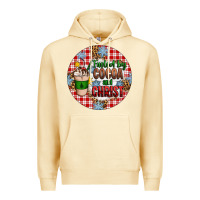 Pina Colada christmas fueled by cocoa and christ ornament Premium Hoodie - Artiststas