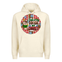 Sandshell christmas fueled by cocoa and christ ornament Premium Hoodie - Artiststas