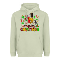 Matcha merry christmas hair Heavyweight Hoodie - MaliasSmallBusiness