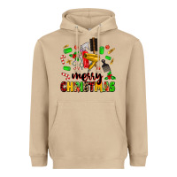 Mushroom merry christmas hair Heavyweight Hoodie - MaliasSmallBusiness