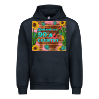 Navy raised 90's country guitar cactus sunflower's Urban Hoodie - Artiststas