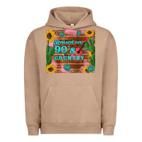 Pigment Burro raised 90's country guitar cactus sunflower's Urban Hoodie - Artiststas