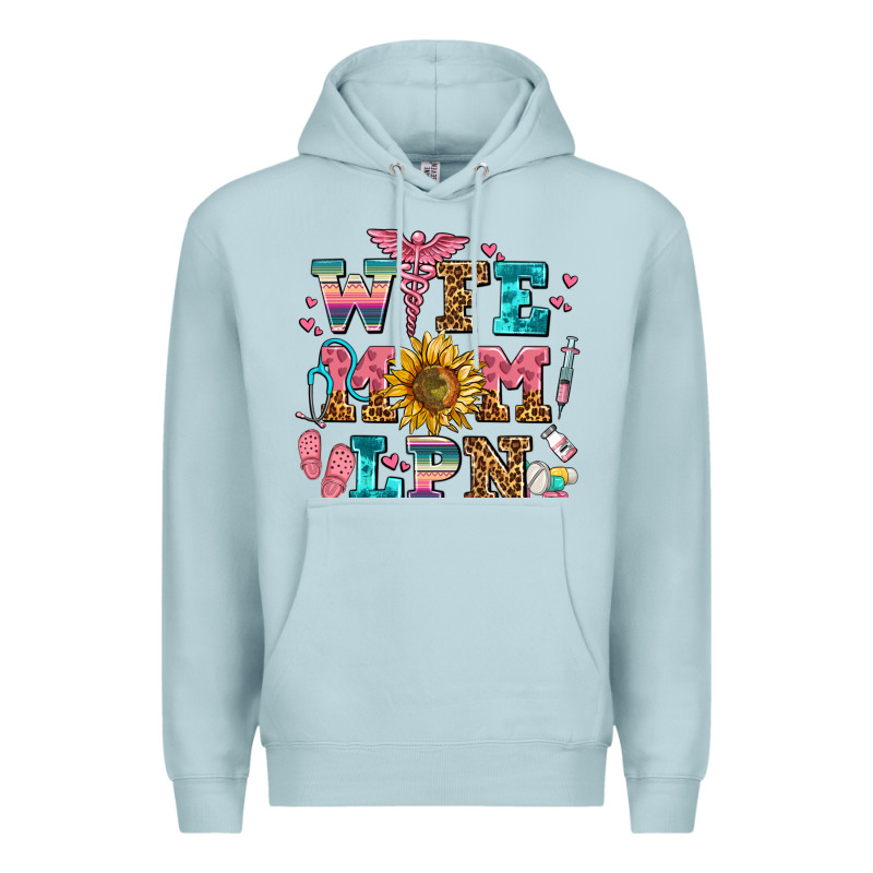 Wife Mom Lpn Premium Hoodie by AdoDesignShop | Teevron