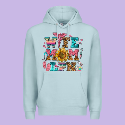 Wife Mom Lpn Premium Hoodie Designed By Adodesignshop