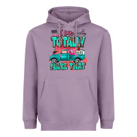 Lavender I can totally make that with truck Heavyweight Hoodie - MaliasSmallBusiness