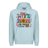 Blue Mist wife mom lpn Premium Hoodie - AdoDesignShop