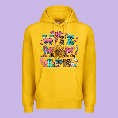 Wife Mom Lpn Premium Hoodie Designed By Adodesignshop
