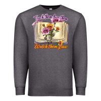 Charcoal Heather watch them grow Premium Sweatshirt - texasbilliewilder