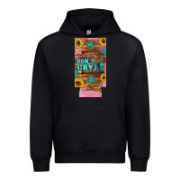 Black cowgirls don't crty boots hat sunflowers 12 oz can cooler  (slim) Urban Hoodie - Artiststas