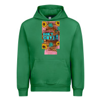 Emerald cowgirls don't crty boots hat sunflowers 12 oz can cooler  (slim) Urban Hoodie - Artiststas