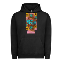 Pigment Black cowgirls don't crty boots hat sunflowers 12 oz can cooler  (slim) Urban Hoodie - Artiststas