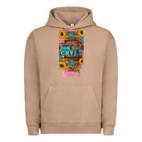 Pigment Burro cowgirls don't crty boots hat sunflowers 12 oz can cooler  (slim) Urban Hoodie - Artiststas