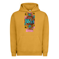 Pigment Peanut Butter cowgirls don't crty boots hat sunflowers 12 oz can cooler  (slim) Urban Hoodie - Artiststas