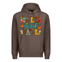 Coffee fall sweet fall Premium Hoodie - AdoDesignShop