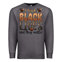 Charcoal Heather i teach black lives and they matter Premium Sweatshirt - Zillion Design Studio