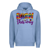 Colony Blue born this way Premium Hoodie - JahusDesignShop
