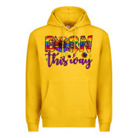 Lemon born this way Premium Hoodie - JahusDesignShop