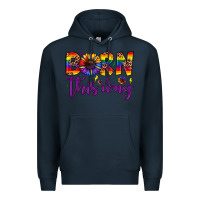 Navy born this way Premium Hoodie - JahusDesignShop