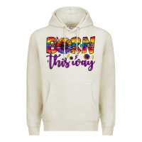 Oatmeal Heather born this way Premium Hoodie - JahusDesignShop