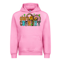 Fuchsia Pink gods country Urban Hoodie - AdoDesignShop