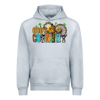 Heather Grey gods country Urban Hoodie - AdoDesignShop