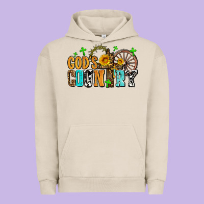 Gods Country Urban Hoodie Designed By Adodesignshop