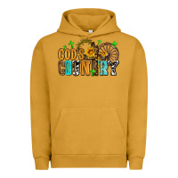 Pigment Peanut Butter gods country Urban Hoodie - AdoDesignShop