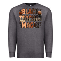 Charcoal Heather black teacher magic Premium Sweatshirt - Zillion Design Studio