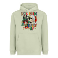 Matcha dead inside but jolly as fuck Heavyweight Hoodie - MaliasSmallBusiness