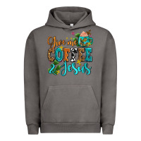 Pigment Tornado gıve me coffee and jesus Urban Hoodie - AdoDesignShop
