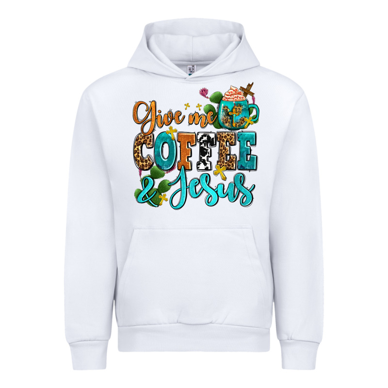 Gıve Me Coffee And Jesus Urban Hoodie by AdoDesignShop | Teevron