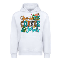 White gıve me coffee and jesus Urban Hoodie - AdoDesignShop